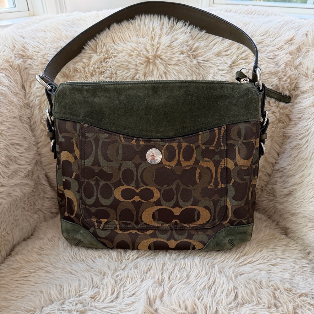 Vintage Coach Chelsea Optic Shoulder Bag